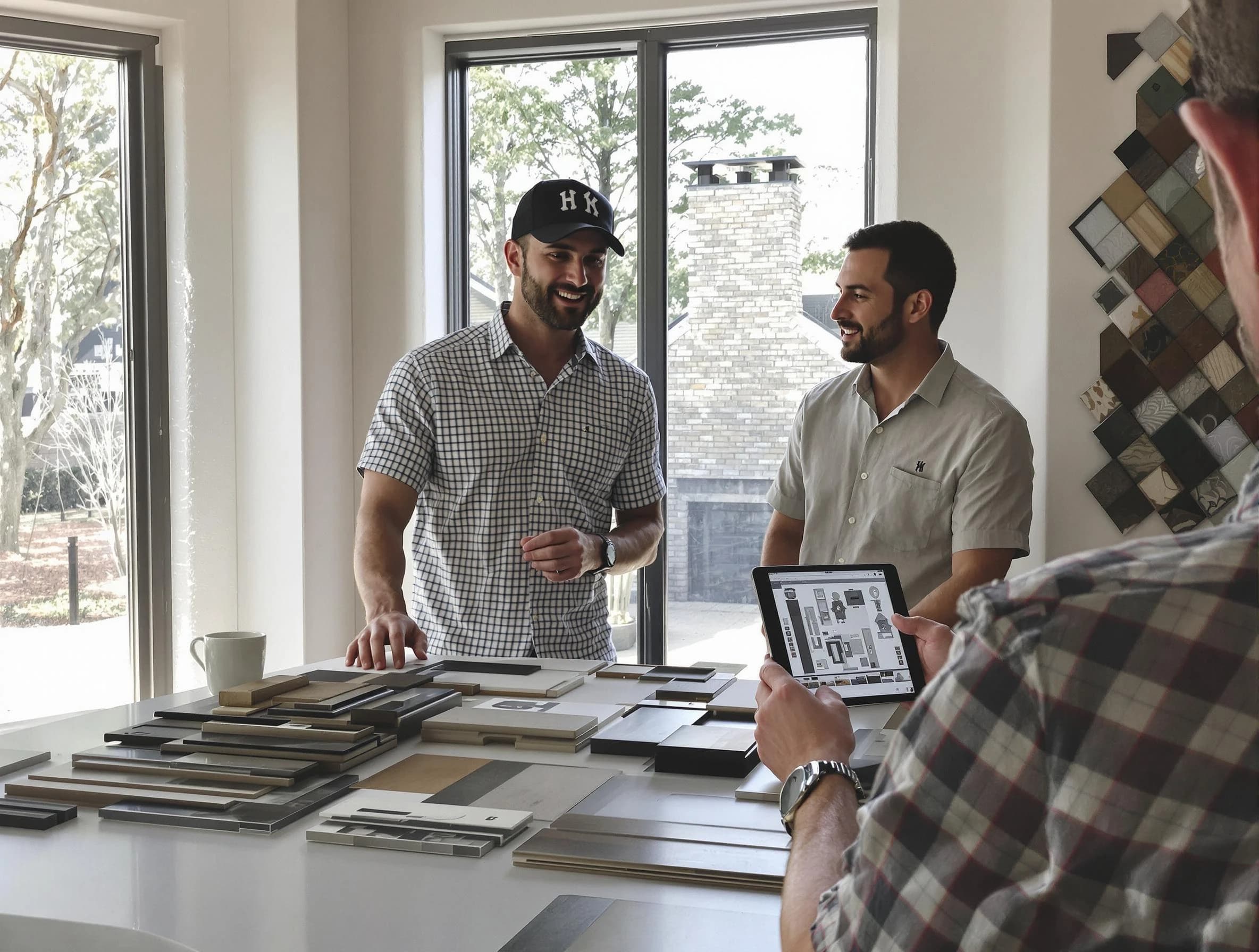 Ashland City Chimney Sweep remodeling a chimney and fireplace in Ashland City, TN