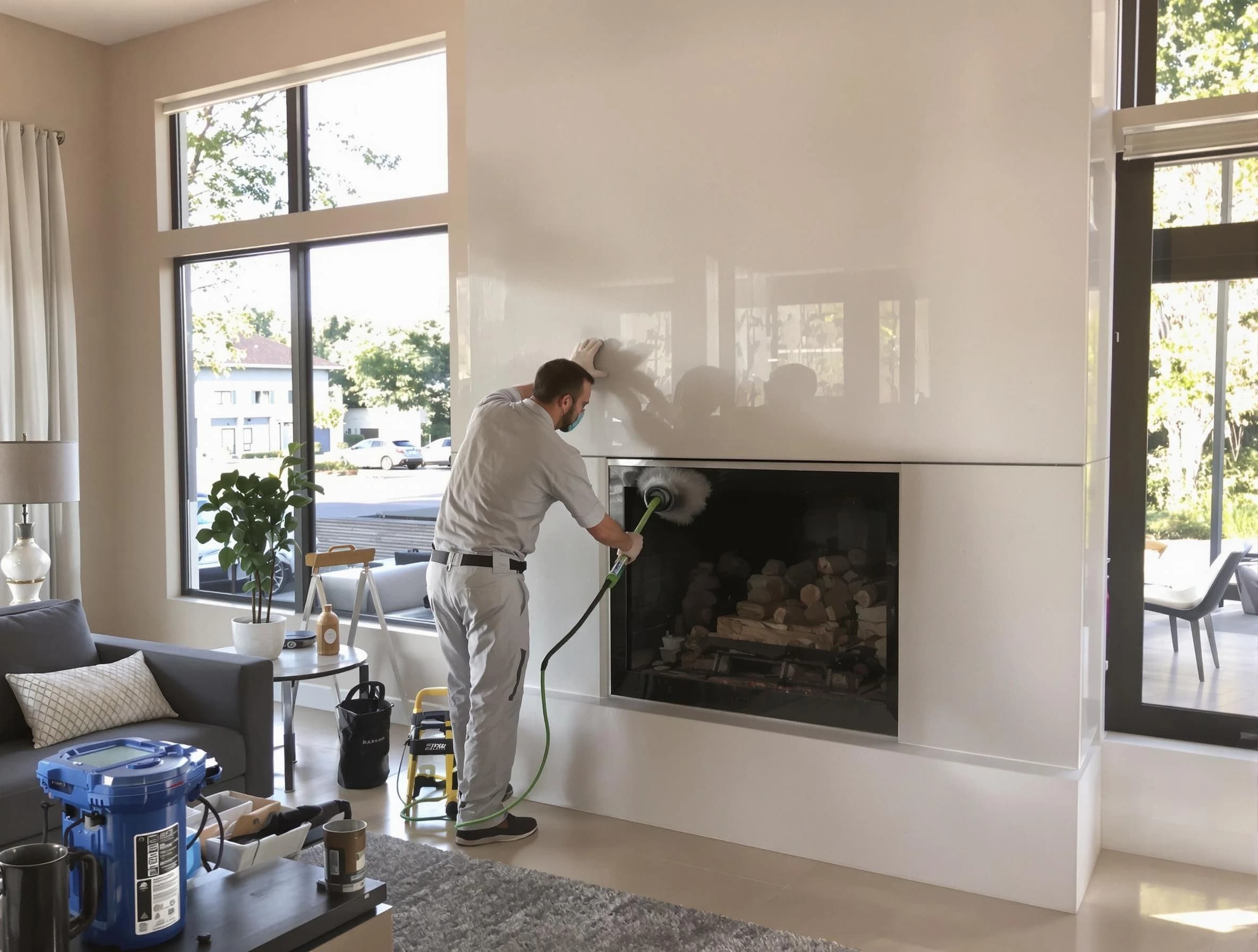 Ashland City Chimney Sweep performing thorough soot removal in Ashland City, TN