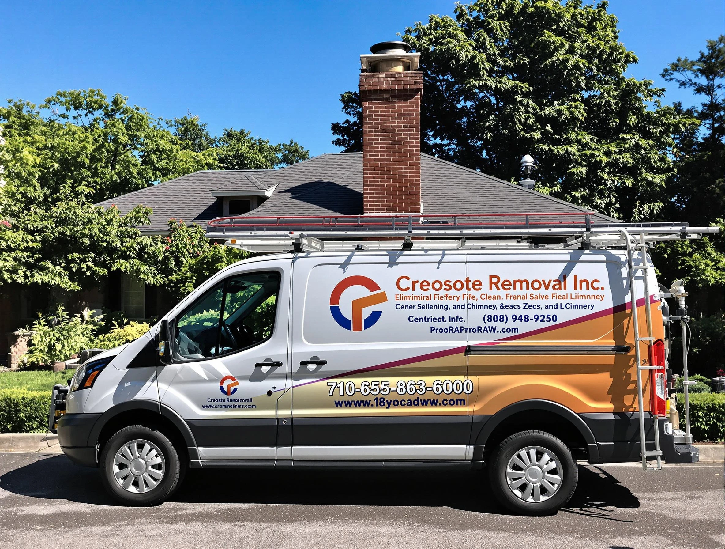 Ashland City Chimney Sweep technician removing creosote safely in Ashland City, TN